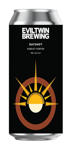 EVIL TWIN AUSTRALIA - Dayshift - Robust Porter 8% - Can - 440ml - Crafted by Nomad